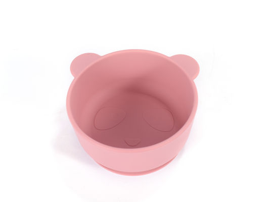 Cute Cartoon Desing Bear Panda Shape Baby Silicone Cucina Senza Sapore Con Logo Personalizzato