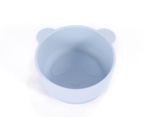 Cute Cartoon Desing Bear Panda Shape Baby Silicone Cucina Senza Sapore Con Logo Personalizzato