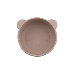 Cute Cartoon Desing Bear Panda Shape Baby Silicone Cucina Senza Sapore Con Logo Personalizzato
