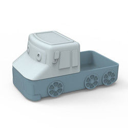 L'automobile sveglia della piastrina di aspirazione del silicone del fumetto modella per il bambino che mangia l'alimento