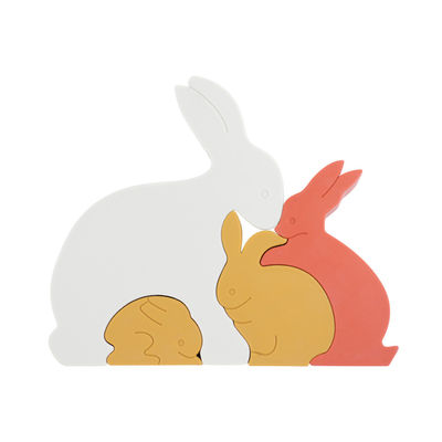 Puzzle Eco di Bunny Rabbit Silicone Toddler Jigsaw amichevole per il bambino