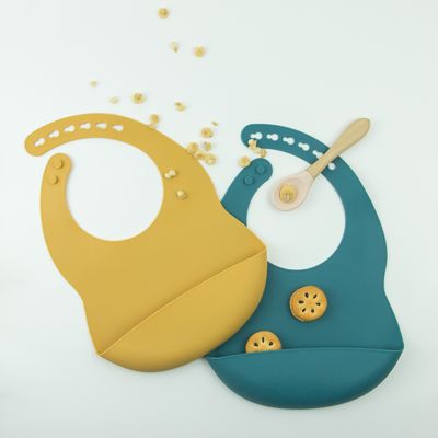 Busbana francese d'alimentazione BPA del bambino del silicone del bambino morbidezza libera con il collettore dell'alimento