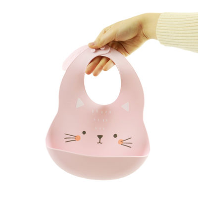 Busbane francesi del collettore di Cacoon Cat Fox Printed Silicone Food per le alimentazioni della prima colazione del bambino
