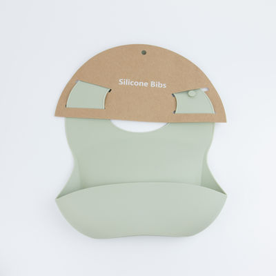 Logo Silicone Baby Bib su misura, busbane francesi d'alimentazione impermeabili per i ragazzi delle ragazze