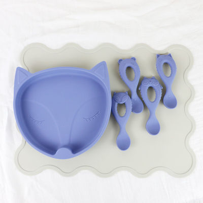 La Tabella Mat With Logo laser personalizzato di slittamento del silicone del bambino del bambino non ha inciso la stampa
