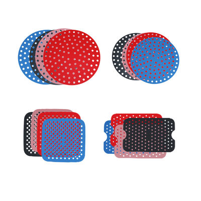 Insieme dell'articolo da cucina del silicone del commestibile, stuoia termoresistente del silicone della friggitrice dell'aria