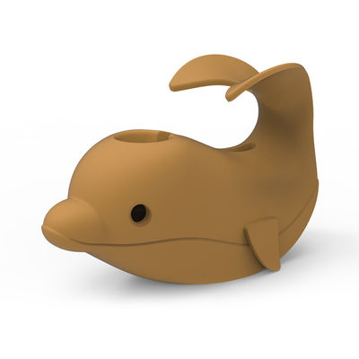 La sicurezza animale del rubinetto di vasca di forma del silicone riguarda la morbidezza sicura per il bambino