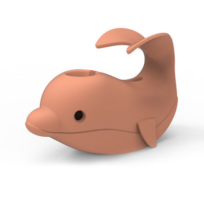 La sicurezza animale del rubinetto di vasca di forma del silicone riguarda la morbidezza sicura per il bambino