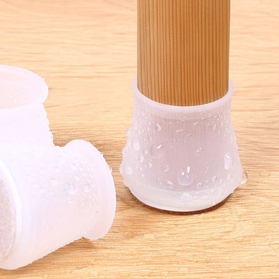 Silicone su ordine amichevole di Eco, protettori di gamba di gomma molli della sedia del silicone