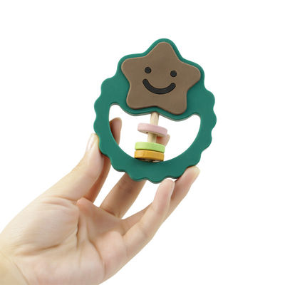 Crepitio morbido amichevole Toy With Food Silicone Material del bambino di Eco
