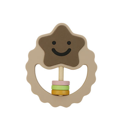 Crepitio morbido amichevole Toy With Food Silicone Material del bambino di Eco