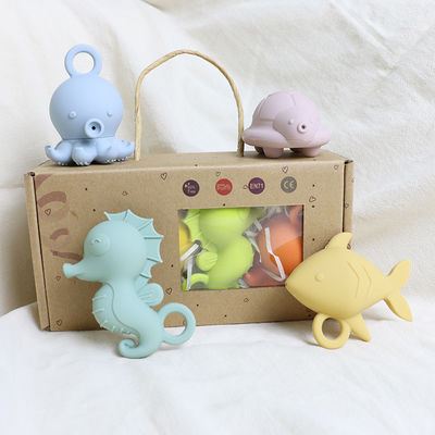 Bambini Galleggianti Giocattoli da Bagno in Silicone Senza BPA per Alimenti