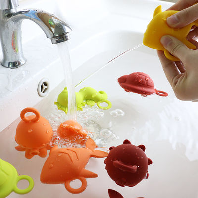 Bambini Galleggianti Giocattoli da Bagno in Silicone Senza BPA per Alimenti