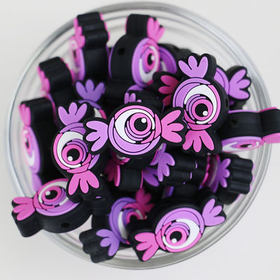Perle focali DIY del silicone di serie di Halloween per Pen Keychains