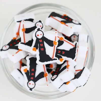 Perle focali DIY del silicone di serie di Halloween per Pen Keychains