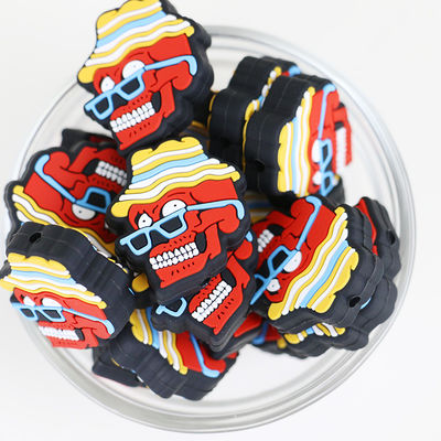 Perle focali DIY del silicone di serie di Halloween per Pen Keychains