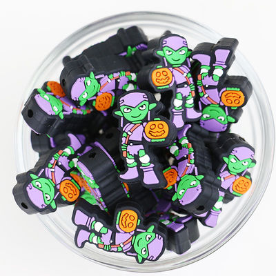 Perle focali DIY del silicone di serie di Halloween per Pen Keychains