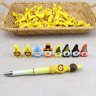 Perle focali del fumetto di Gnomi svegli del silicone 100 pc MOQ basso su ordinazione