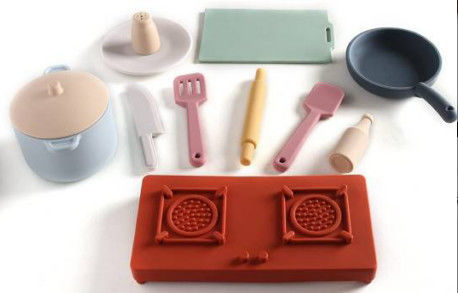 NUOVO bambino di ARRIVO 2023 che gioca il commestibile libero di BPA che cucina gli insiemi del regalo del giocattolo del silicone della cucina