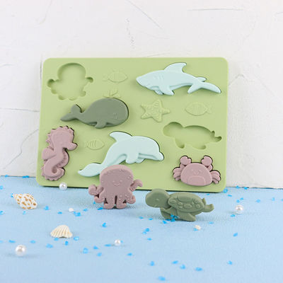 Puzzle BPA Eco libero del silicone del mondo dell'oceano amichevole per istruzione dei bambini