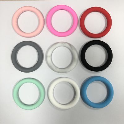 Perle focali del giunto circolare del silicone all'ingrosso di PISSEN per i keychains di DIY