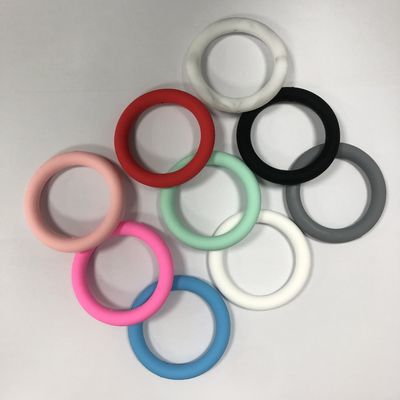 Perle focali del giunto circolare del silicone all'ingrosso di PISSEN per i keychains di DIY