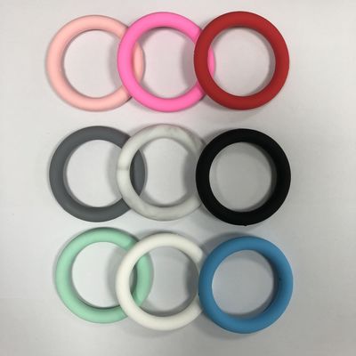 Perle focali del giunto circolare del silicone all'ingrosso di PISSEN per i keychains di DIY