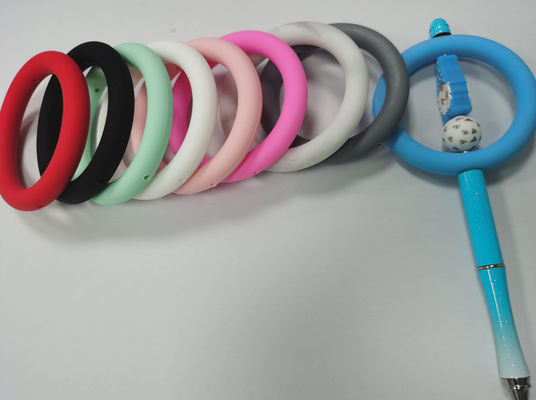 Decorazione a catena chiave libera non tossica del silicone O Ring Focal Beads BPA DIY