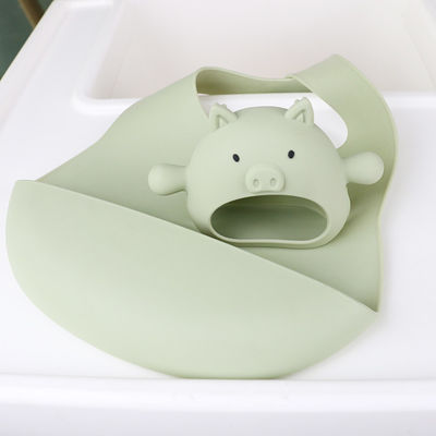 Vario silicone su ordinazione Teether della presa della maniglia di forma del maiale di forme per il bambino con le varie progettazioni