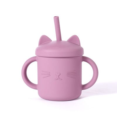 Tazza per bambini in silicone ad alta resistenza con materiale flessibile