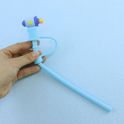 Non tossico Materiale diverso Dimensioni Paglia / Sippy Topper charms copertura in paglia di silicone