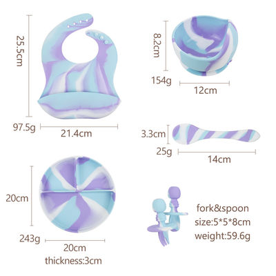 Del bambino del silicone delle piastrine del bene durevole sostanza tossica approvata dalla FDA non termoresistente