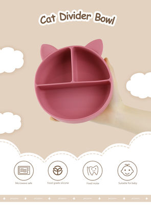 Gamma di temperature delle stuoie di posto dei bambini rotondi del silicone -40℃~230℃