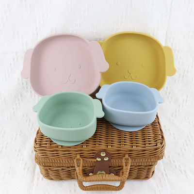 la ciotola di forma del cane del silicone 4-Piece ha messo riutilizzabile flessibile durevole