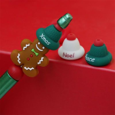 Paisen produttore personalizzato durevole divertimento serie di Natale perline 100% Sicuro silicone focali per professionisti