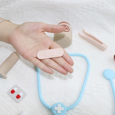 ODM Bambini giocattoli in silicone Eco-Friendly MOQ 100 BPA Free Kids Kit medico in silicone