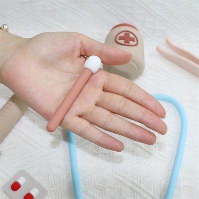 ODM Bambini giocattoli in silicone Eco-Friendly MOQ 100 BPA Free Kids Kit medico in silicone