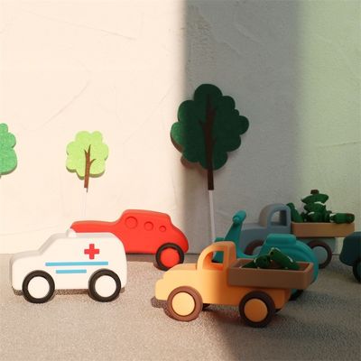 Giocattoli per auto in silicone per bambini