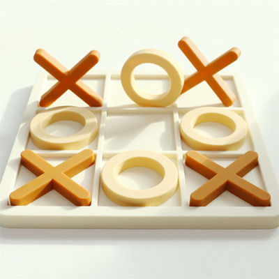 Ingrosso Puzzle XO in silicone personalizzato Logo Brand Bambino Puzzle di silicone didattico