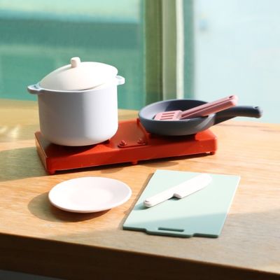 Fabbrica Nuovo arrivo Finge di giocare Set Cucina Giocattoli Montessori Educazione Silice Gel Cucina Giocattoli in silicone