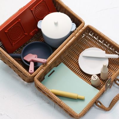 Fabbrica Nuovo arrivo Finge di giocare Set Cucina Giocattoli Montessori Educazione Silice Gel Cucina Giocattoli in silicone