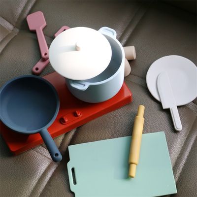 Fabbrica Nuovo arrivo Finge di giocare Set Cucina Giocattoli Montessori Educazione Silice Gel Cucina Giocattoli in silicone