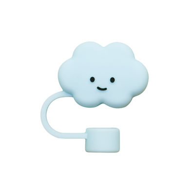 Wholesale FULL Silicone Non tossico PVC Libero BPA Libero di Silicone Straw Topper Cloud Covers Perfetto per 6-12mm Straw