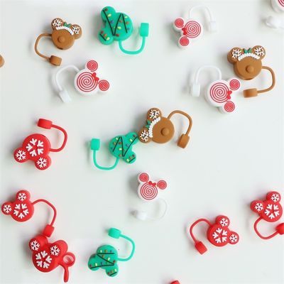 Fabbrica all'ingrosso e su misura Full Silicone Bpa Grado alimentare gratuito Silicone Straw Topper Caps per le cannucce da bere