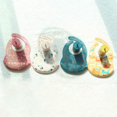 Bib di silicone per bambini impermeabile e impermeabile - resistente al disordine - orario dei pasti gratuito