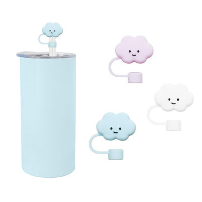 Diversi fiori di silicone di paglia di paglia cappello Toppers cappelli coperture per tazza Tumbler