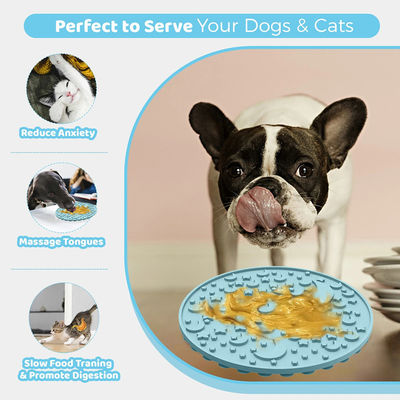 Custom New Labyrinth Design Fun Dogs Food Licking Puzzle Bowls Silicone BPA Free Pet Slow Feeder Dog Bowl Plate