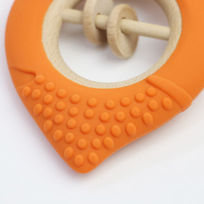 Fabbrica di carote Bambino Bpa Gratuito Ingrosso Silicone Bambino giocattoli di denti Bpa Gratuito Bambino Forma Teether Perfetta dimensione per piccola mano