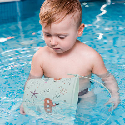 BSCI fabbrica all'ingrosso personalizzato EN71 testato stampa di trasferimento di calore silicone bianco chiaro Baby Toys kit sabbia giocattoli da spiaggia set per bambini