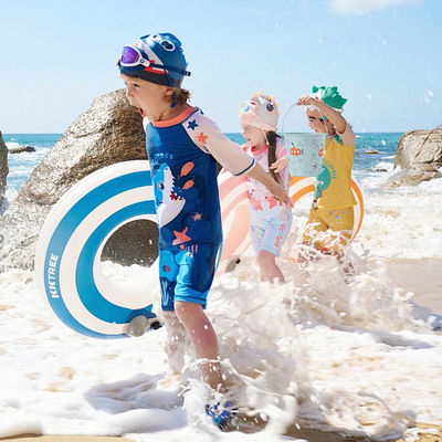 BSCI fabbrica all'ingrosso personalizzato EN71 testato stampa di trasferimento di calore silicone bianco chiaro Baby Toys kit sabbia giocattoli da spiaggia set per bambini
